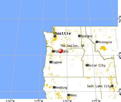 Map Of The Dalles Oregon - Oakland Zoning Map