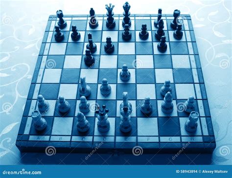 Sicilian Defense in Chess Game Stock Photo - Image of pawn, board: 58943894