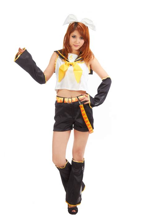 Vocaloid Kagamine Rin Cosplay Costume | cosercosplay.com