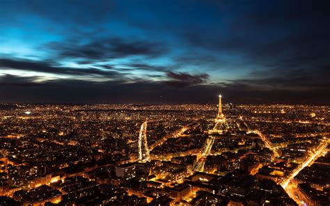 Paris Night Sky Wallpaper [2560x1600]