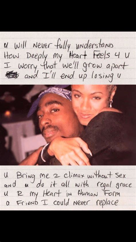 Tupac poem for Jada with images. | Tupac quotes, Rapper quotes, Tupac