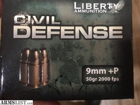 ARMSLIST - For Sale: Liberty Civil Defense 9mm+P