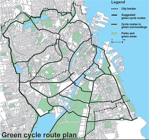 Green cycle route plan of Copenhagen. | Download Scientific Diagram