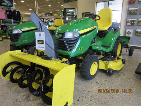 John Deere X590 equipped with 44 inch snowblower | John Deere equipment ...