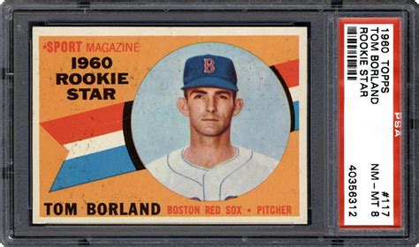 1960 Topps Tom Borland (Rookie Star) | PSA CardFacts®