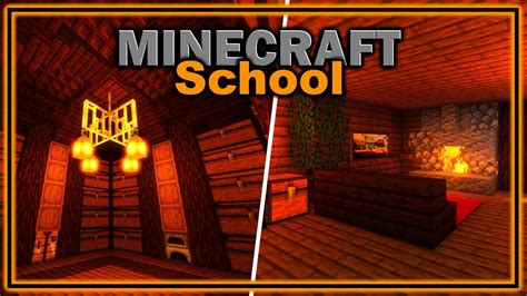 Minecraft Interior Design Ideas & Storage Room! | Minecraft School | Tutorial Let's Play ...