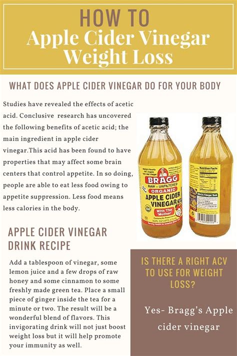 Does Apple Cider Vinegar Help You Lose Weight | Examples and Forms