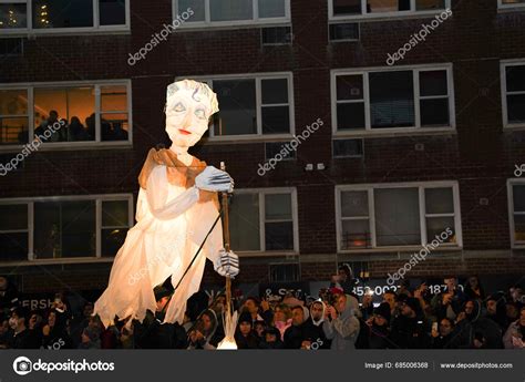 Village Halloween Parade New York City October 2023 New York – Stock ...