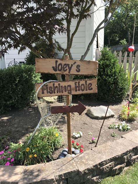 Fishing Hole Sign for a Fishing Themed Party