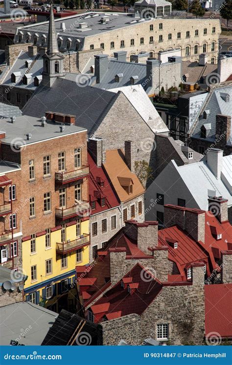 Old Quebec Architecture stock image. Image of steeple - 90314847