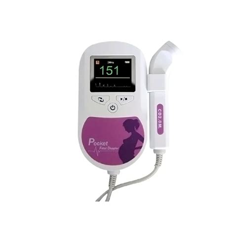 Pocket Fetal Doppler Baby Heart Beat Rate Monitor FHR 3Mhz Probe Pregnancy CE Ultrasonic Baby ...