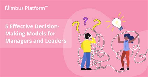 Effective Decision-Making Models: Learning How to Decide - Nimbus Platform