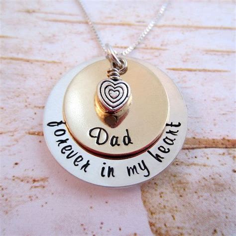 Loss of Daddy -Sympathy Gift- Sterling Silver Memorial Necklace - In ...