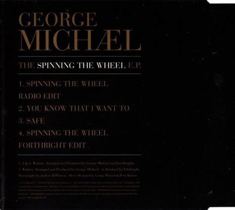 George Michael - Spinning the Wheel - EP Lyrics and Tracklist | Genius