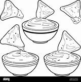 Salsa Coloring Pages sketch template