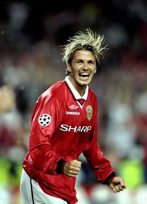 D. Beckham | David beckham manchester united, Manchester united football club, Manchester united ...