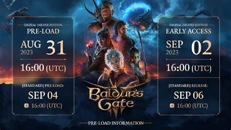 BG3 PS5 Release Date: Launch time & preload details