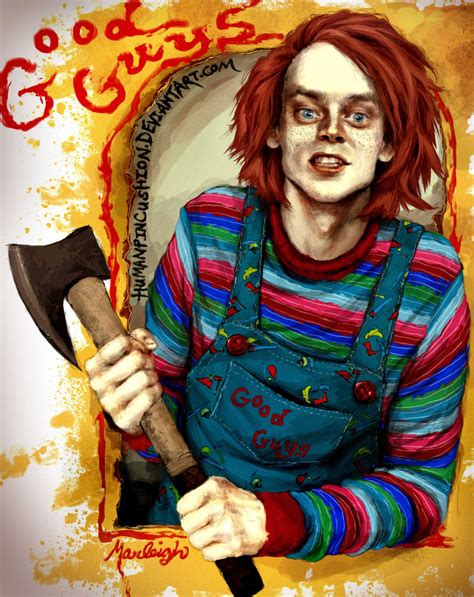 Brad Dourif / Chucky by HumanPinCushion on DeviantArt