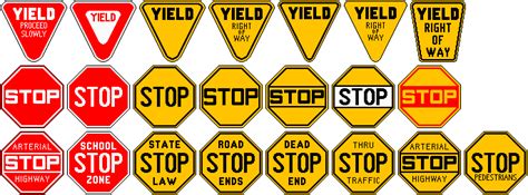 Stop and Yield signs by MisterPSYCHOPATH3001 on DeviantArt