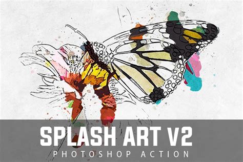 Splash Art V2 Photoshop Action