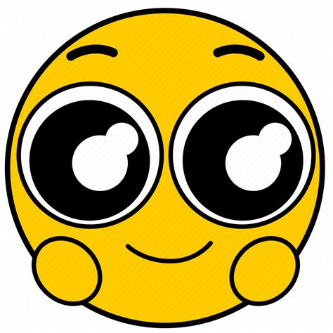 Big eyes, emojihappyeyes01, happy, happy eyes, smile icon - Download on ...