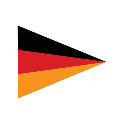 german flag logo illustration design 17742094 Vector Art at Vecteezy