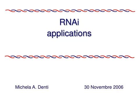 PPT - RNAi applications PowerPoint Presentation, free download - ID:321808