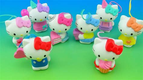 HELLO KITTY MCDONALD'S HAPPY MEAL FULL COLLECTION 2014 TOY SET REVIEW - YouTube