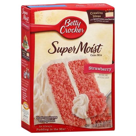 Betty Crocker Cake Mix, Strawberry (18.25 oz) - Instacart