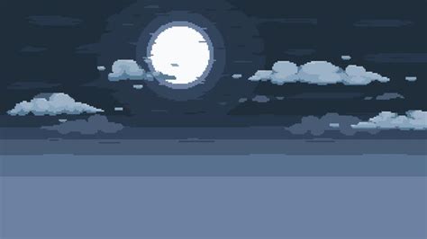 2D Pixel Art Background ( 10 Sky & Cloud ) #2 | 2D Environments | Unity ...