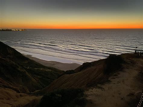 Black’s beach after sunset : r/sandiego