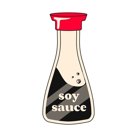 Soy Sauce Bottle Isolated Element 15310510 Vector Art at Vecteezy