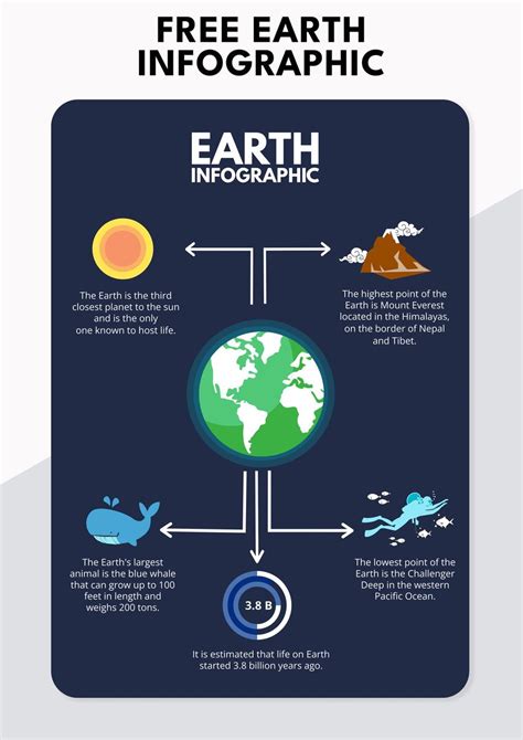 Earth Infographic in Illustrator, PSD, Word, PDF, Google Docs ...