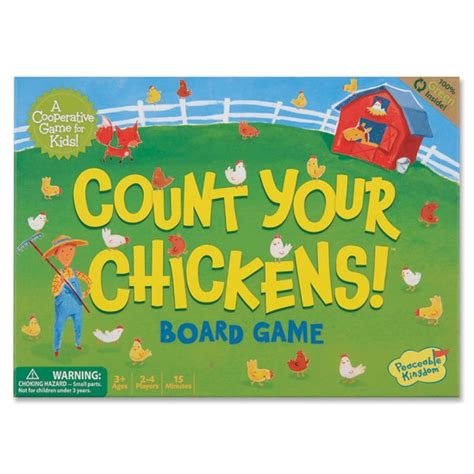 Count Your Chickens! Board Game - For Small Hands