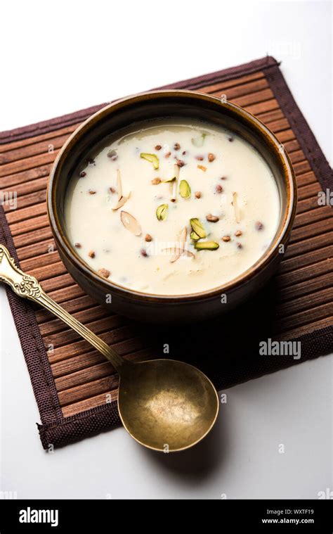 Basundi / Rabri or Rabdi - is a dessert made of condensed milk and dry ...