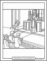 150  Catholic Coloring Pages ️ Sacraments Rosary Saints Bible sketch template