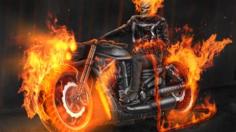 1920x1080 Ghost Rider In Bike Laptop Full HD 1080P ,HD 4k Wallpapers,Images,Backgrounds,Photos ...