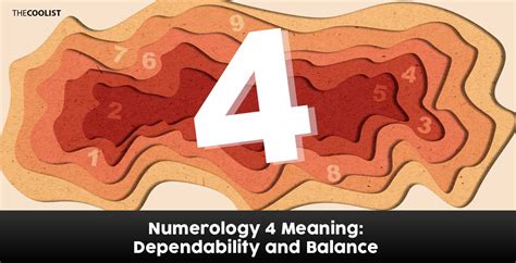 Numerology 4 Meaning: Dependability and Balance