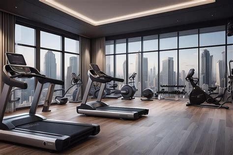 Premium AI Image | Luxury gym fitness club