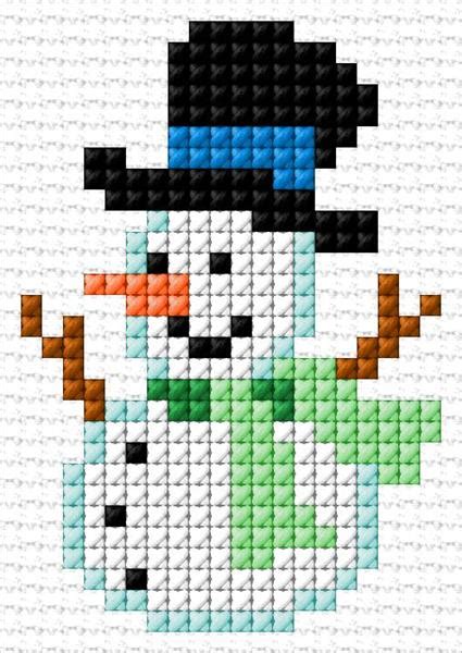 Snowman - Cross-Stitch Designs