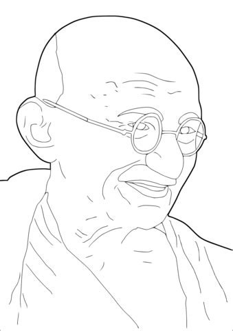 Gandhi Drawing at GetDrawings | Free download