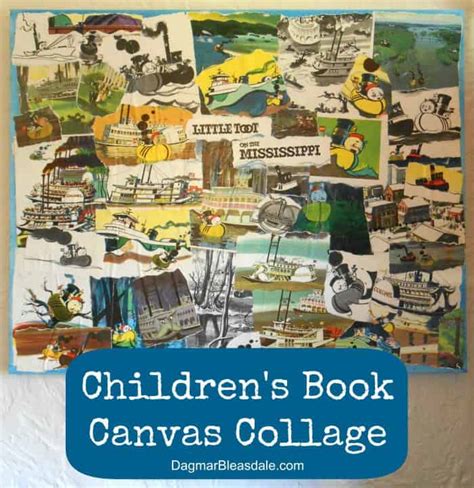 Easy DIY Wall Art: Children's Book Collage on Canvas