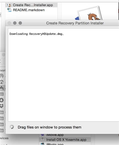 Install Os X Recovery Partition