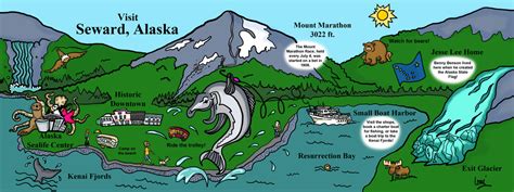 Seward, Alaska by Loni Edwards - They Draw & Travel