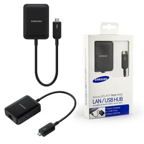 Official Samsung LAN USB Hub Port Adapter for Galaxy Note Pro 12.2 Tab ...