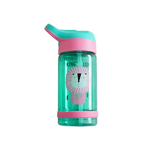 Kids Water Bottle with Straw 18 Ounce Leak Proof No Smelling Portable ...