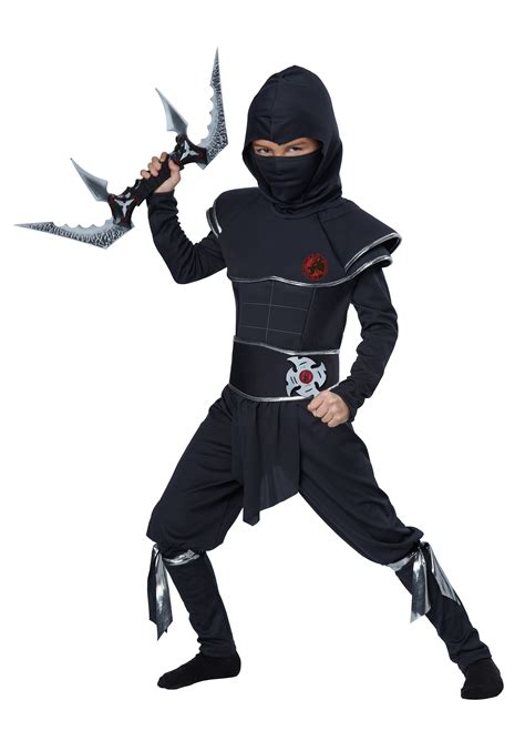 Fantasia infantil de guerreiro ninja - Boys Ninja Warrior Costume