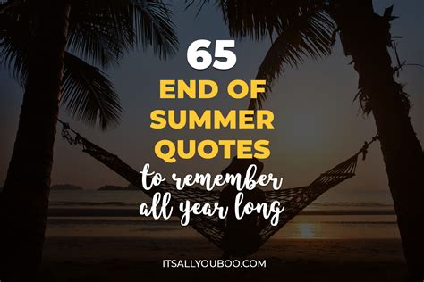 65 End of Summer Quotes to Remember All Year