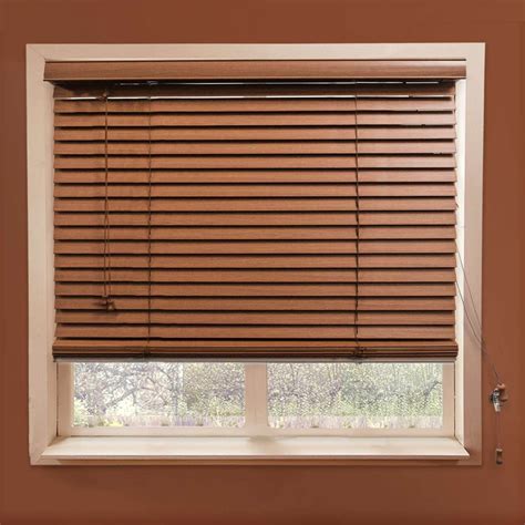 Chicology Simply White or Brown Faux Wood Blind, 2-inch Slats ...