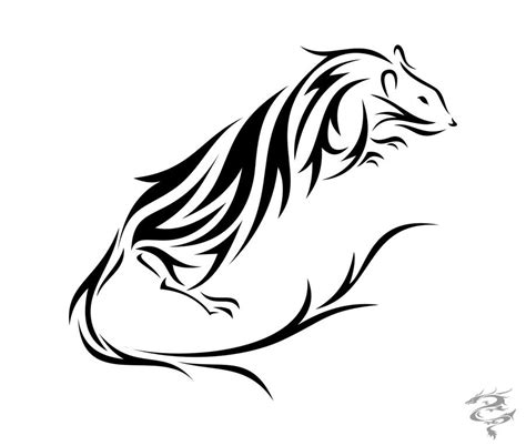 Chinese Zodiac Tattoo Rat by visuallyours on DeviantArt